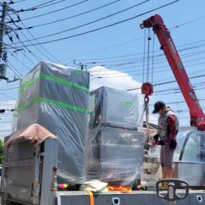 千葉県にある洋菓子店様に製菓・製パン機械、厨房機器を搬入いたしました。